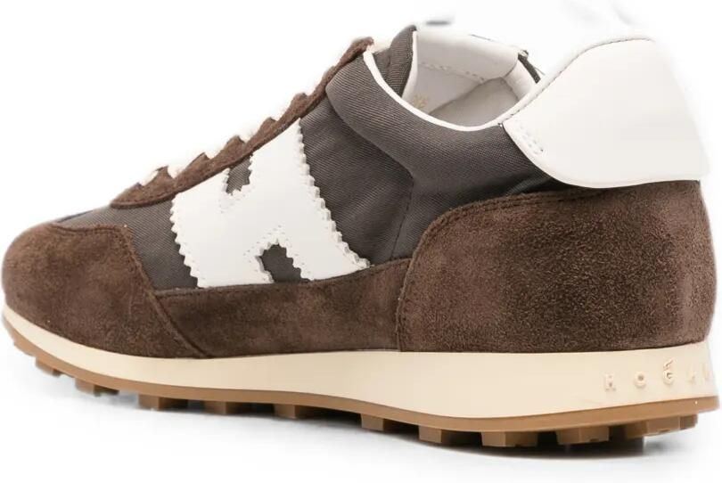 Hogan Sneakers met logopatch Bruin - Foto 2