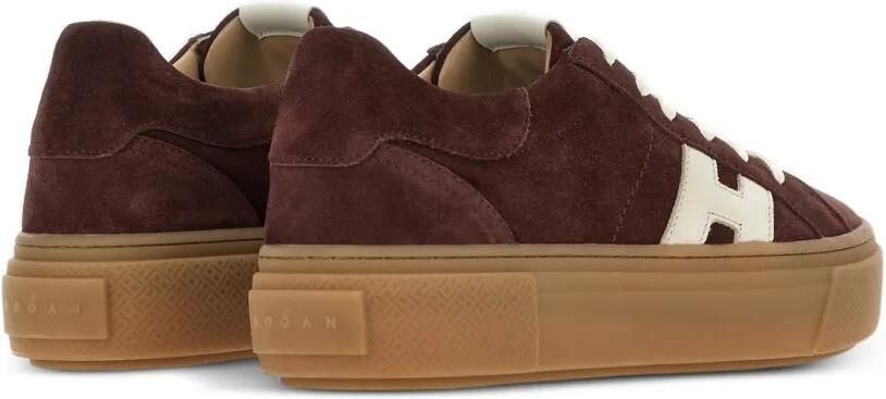 Hogan Sneakers met logopatch Bruin - Foto 5