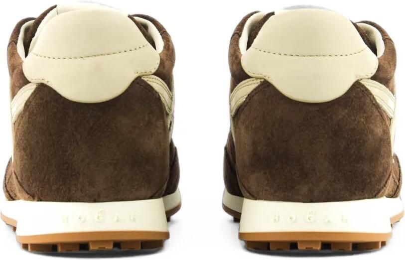 Hogan Sneakers met logopatch Bruin