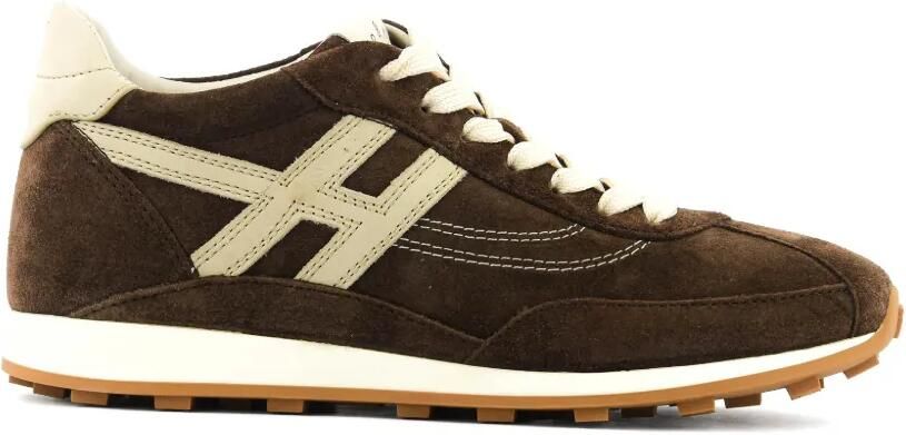 Hogan Sneakers met logopatch Bruin - Foto 4