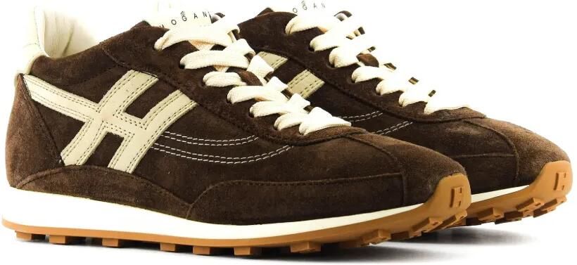Hogan Sneakers met logopatch Bruin - Foto 5