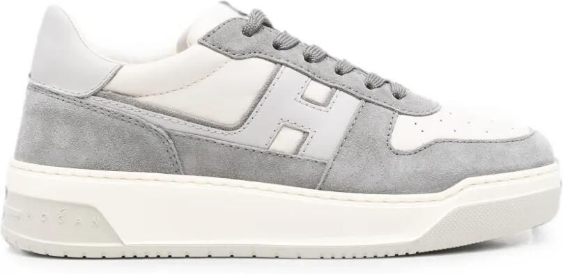 Hogan Sneakers met logopatch Grijs