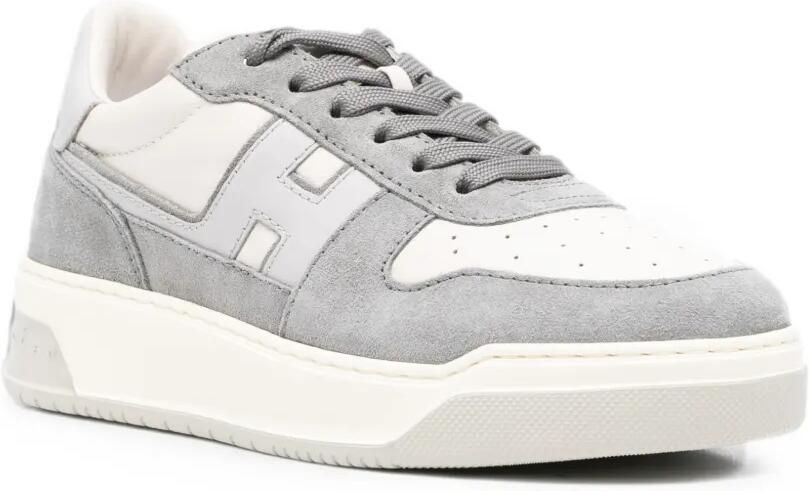 Hogan Sneakers met logopatch Grijs - Foto 3