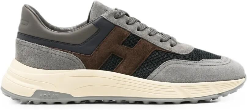 Hogan Sneakers met logopatch Grijs
