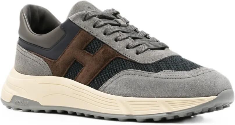Hogan Sneakers met logopatch Grijs - Foto 3