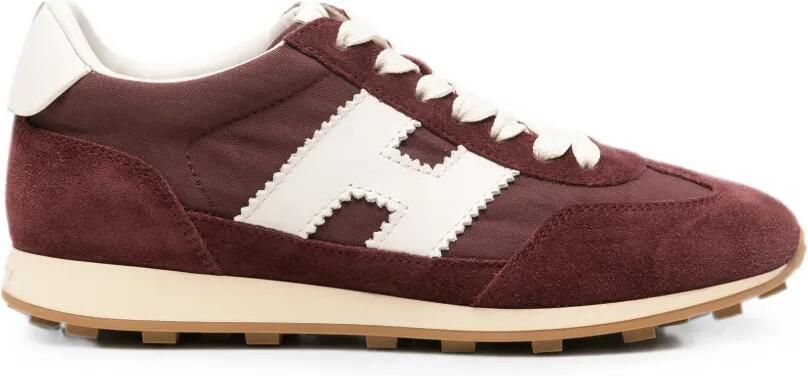 Hogan Sneakers met logopatch Rood