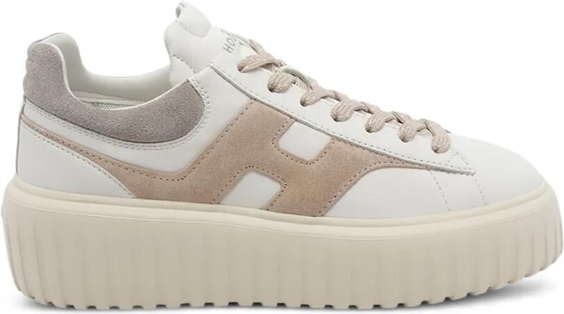 Hogan Sneakers met logopatch Wit
