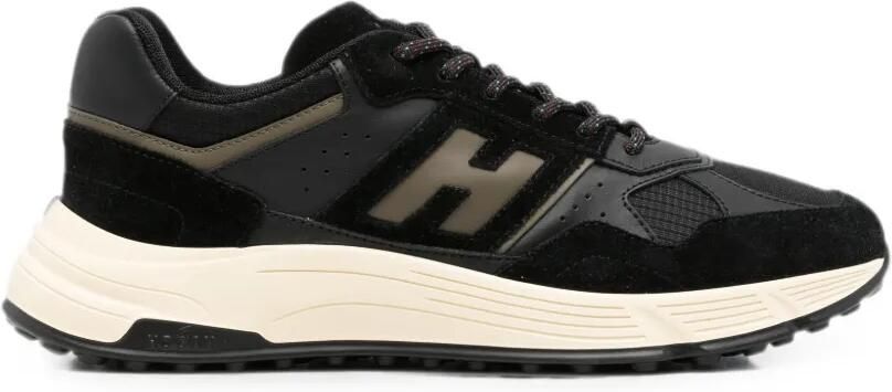 Hogan Sneakers met logopatch Zwart