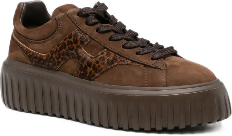 Hogan Sneakers met luipaardprint Bruin - Foto 3