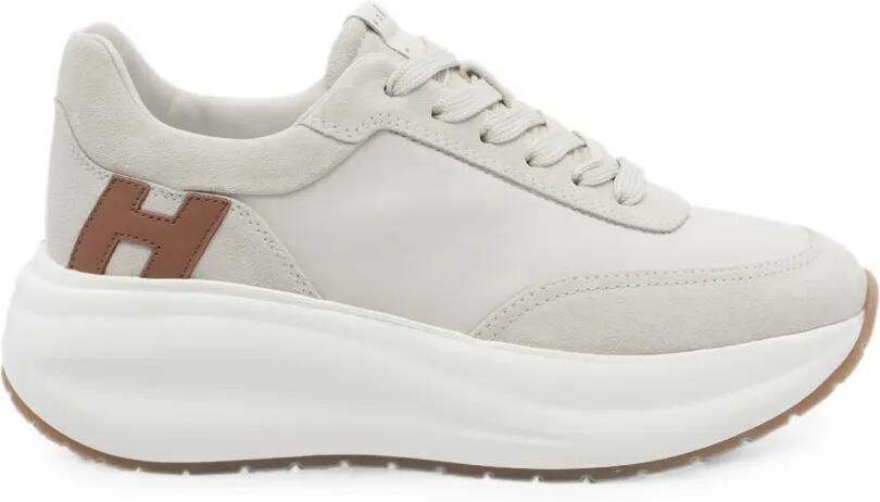 Hogan Sneakers met plateauzool Beige
