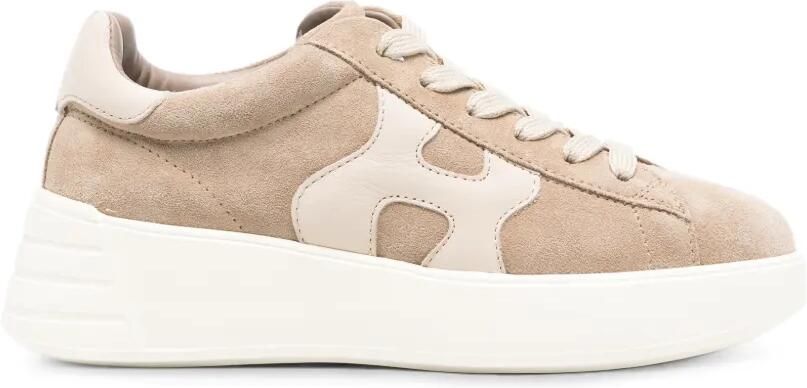 Hogan Sneakers met plateauzool Beige