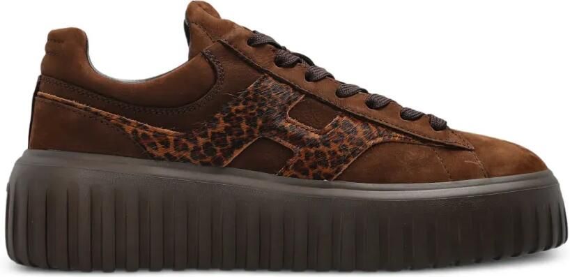 Hogan Sneakers met plateauzool Bruin