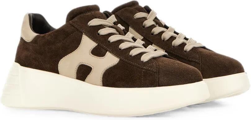 Hogan Sneakers met plateauzool Bruin - Foto 4