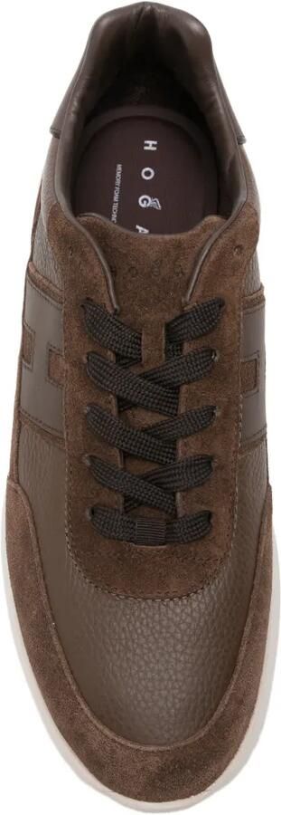 Hogan Sneakers met vlakken en H-logo Bruin - Foto 4