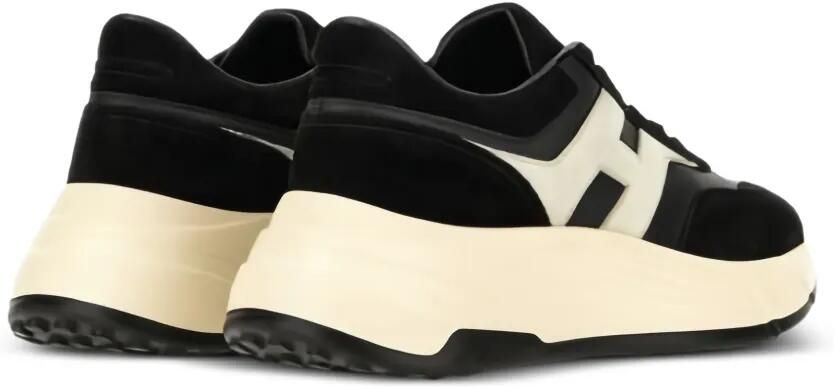 Hogan sneakers met vlakken en logo-patch Zwart - Foto 2