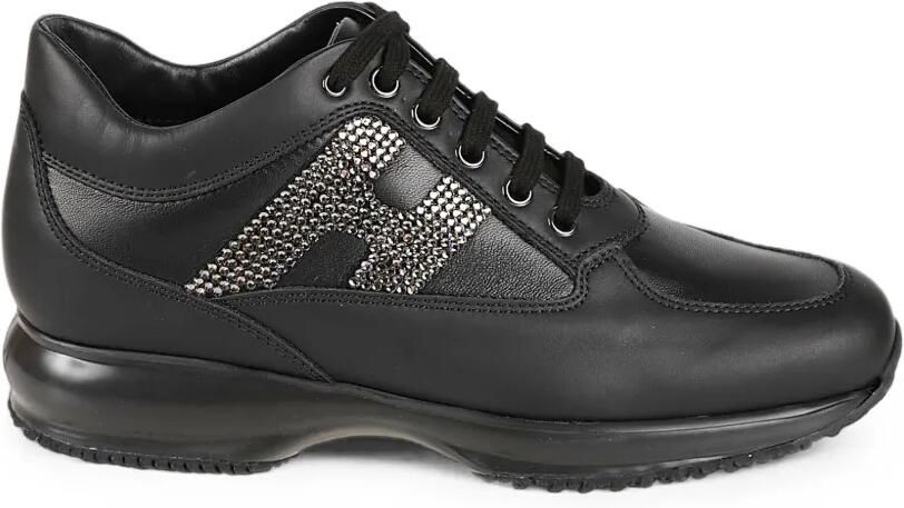 Hogan Sneakers verfraaid met kristallen Zwart