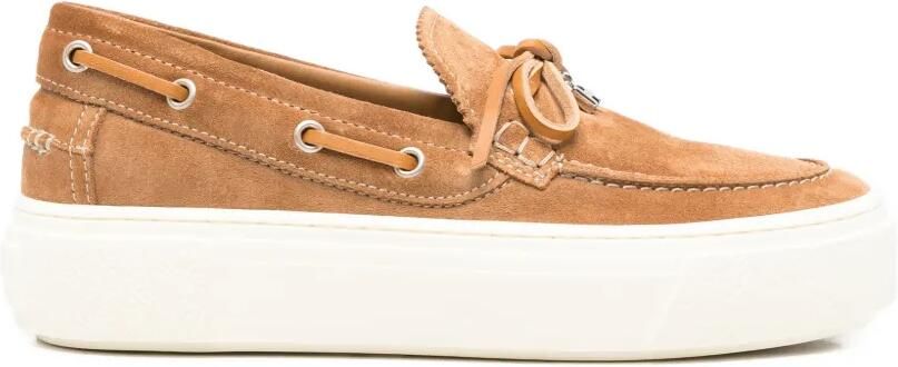 Hogan Suède loafers Beige