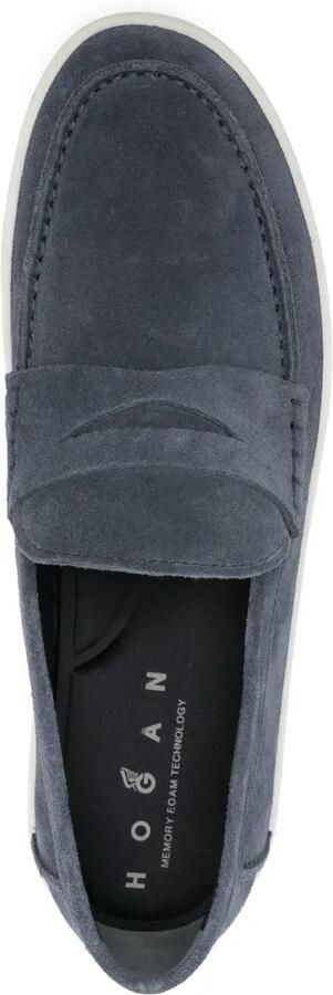 Hogan Suède loafers Blauw - Foto 4