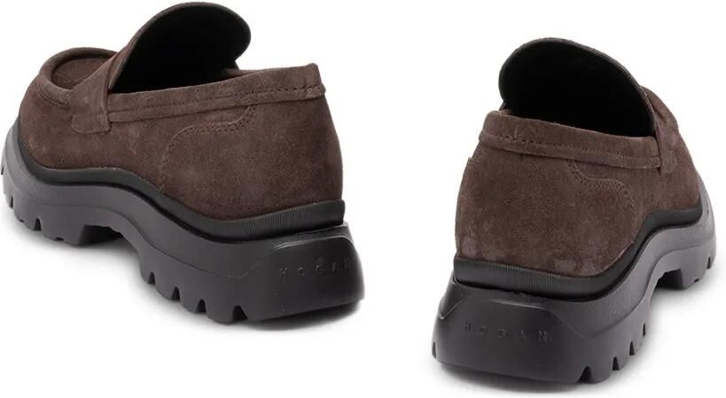Hogan Suède loafers Bruin - Foto 4