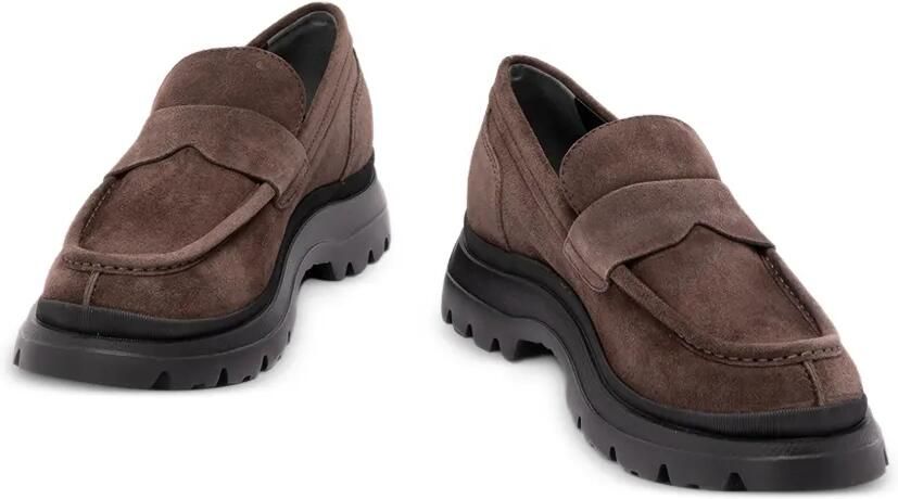 Hogan Suède loafers Bruin - Foto 3