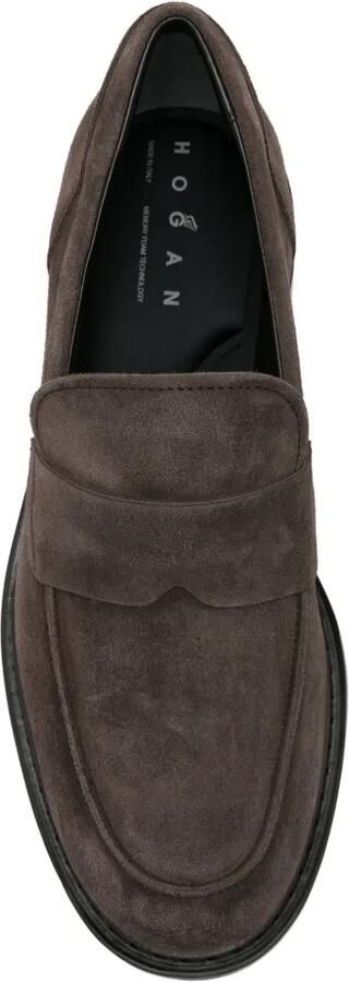 Hogan Suède loafers Bruin - Foto 4