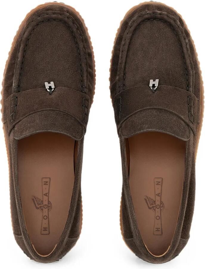 Hogan Traditionele loafers Bruin - Foto 2