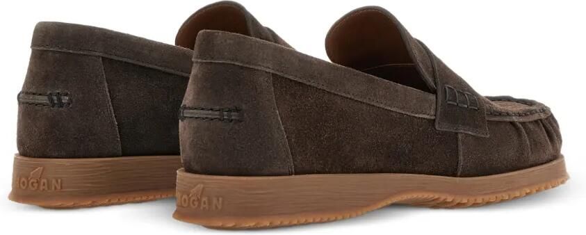 Hogan Traditionele loafers Bruin - Foto 4