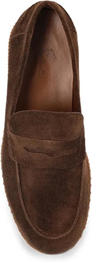 Hogan Traditionele suède loafers Bruin - Foto 5