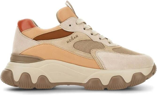 Hogan Hyperactive sneakers met vlakken Beige