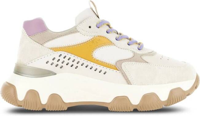 Hogan Hyperactive sneakers met vlakken Beige