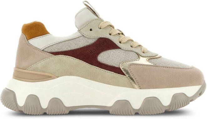 Hogan Hyperactive sneakers met vlakken Beige