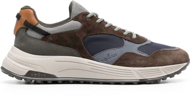 Hogan Hyperlight sneakers met vlakken Bruin