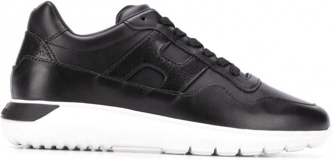 Hogan Interactive sneakers met logo Zwart