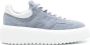 Hogan Denim sneakers met plateauzool en logopatch Blauw - Thumbnail 1