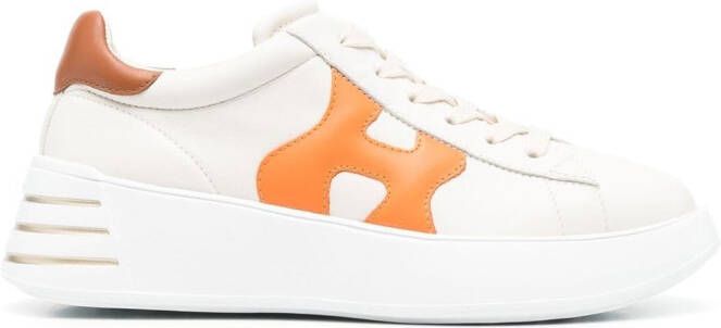 Hogan Sneakers met logopatch Beige