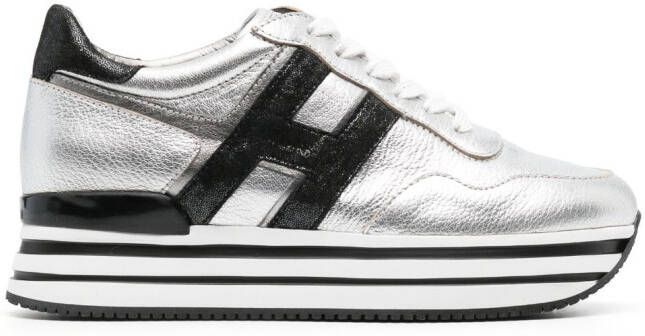 Hogan Midi Platform sneakers Zilver