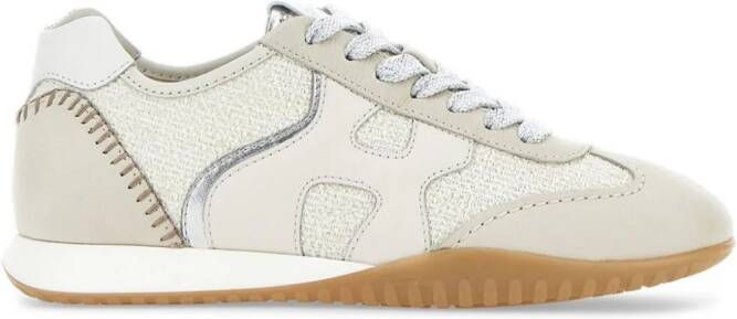 Hogan Olympia-Z nubuck leren sneakers Wit