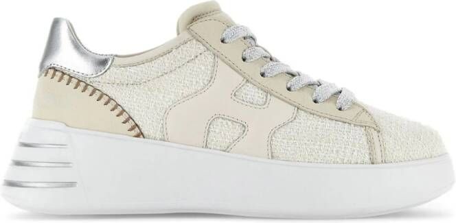 Hogan Rebel sneakers met logo applicatie Wit