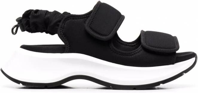 Hogan Sandalen met klittenband Zwart