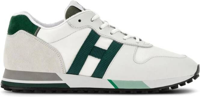 Hogan Sneakers met logopatch Wit