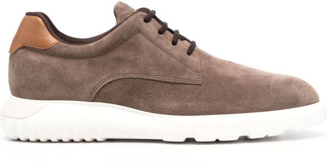 Hogan Suède derby schoenen Grijs