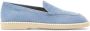 Hogan Suède loafers met logo-reliëf Blauw - Thumbnail 1