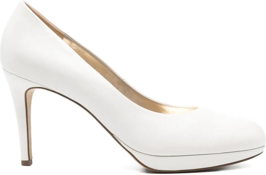 Hogl 80 mm Studio pumps met plateauzool Wit