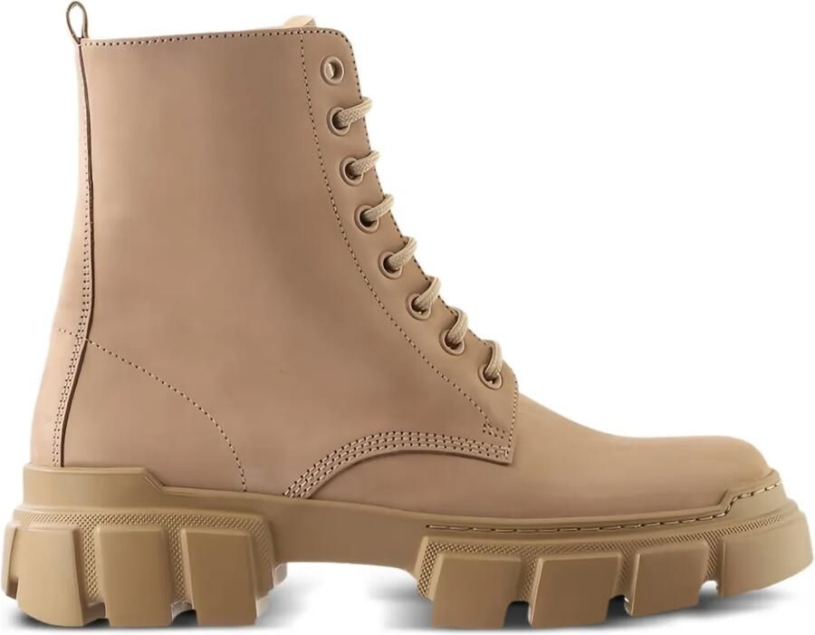 Hogl Forrest combat boots met chunky zool Beige