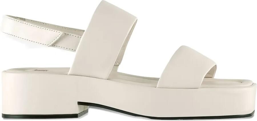 Hogl Lola slingback sandalen met blokhak Wit