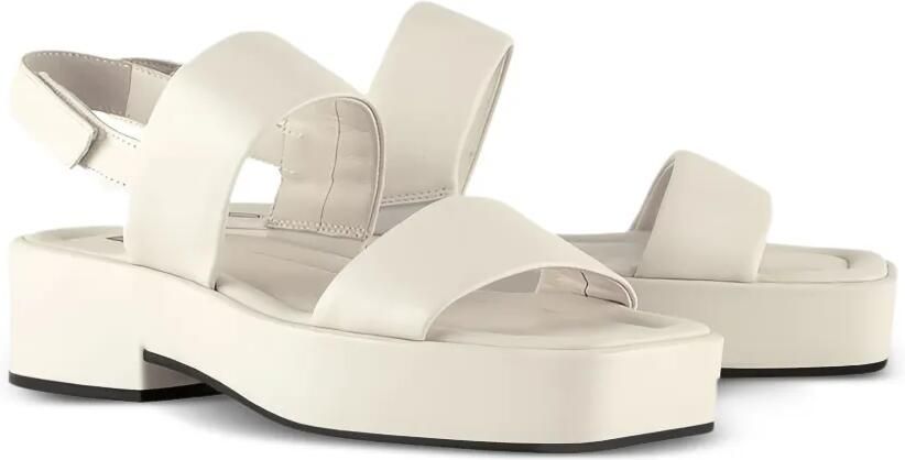 Hogl Lola slingback sandalen met blokhak Wit - Foto 4