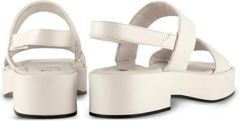 Hogl Lola slingback sandalen met blokhak Wit - Foto 3
