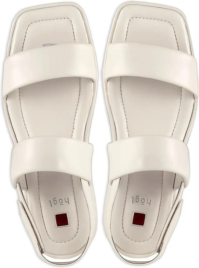 Hogl Lola slingback sandalen met blokhak Wit - Foto 2