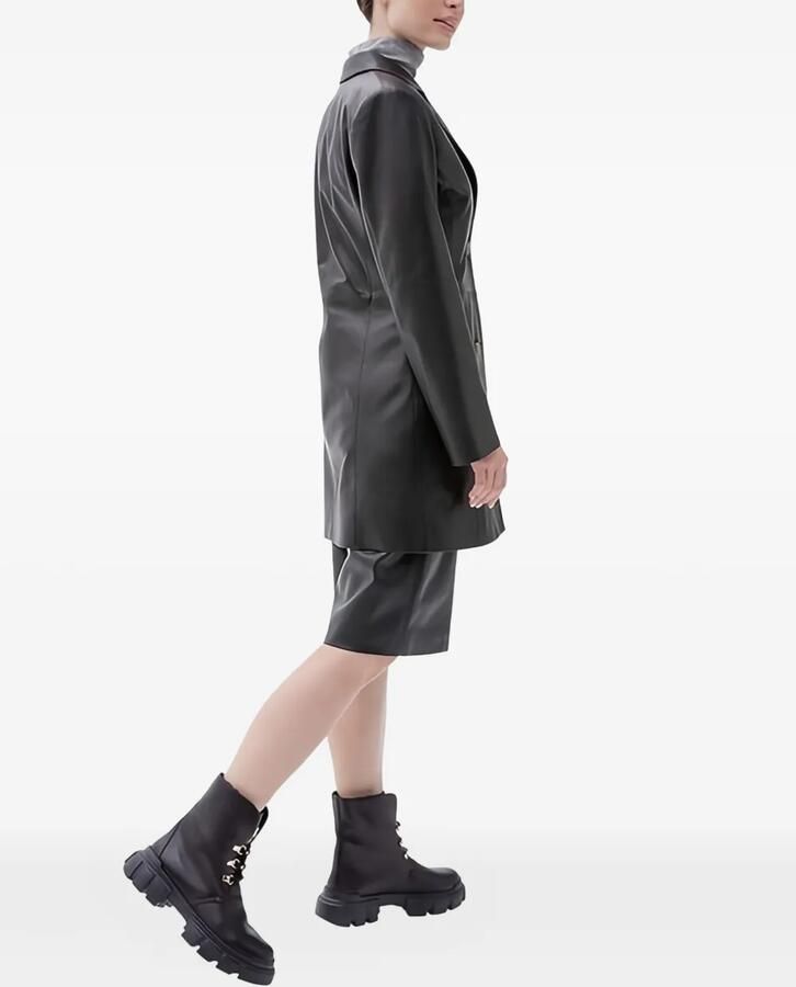 Hogl Winter combat boots met chunky zool en veters Zwart