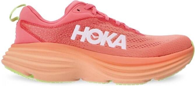 HOKA Bondi 8 low-top sneakers Oranje